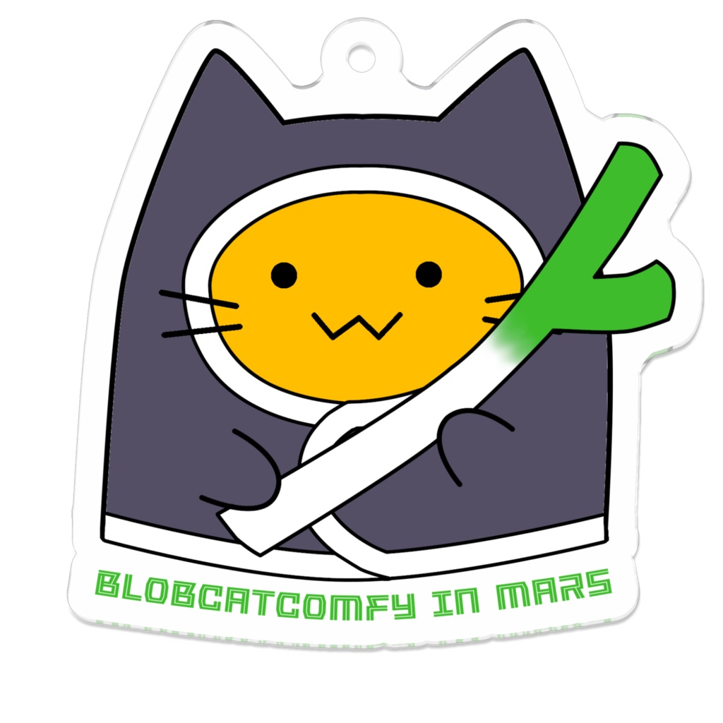 blobcatcomfy in mars アクキー