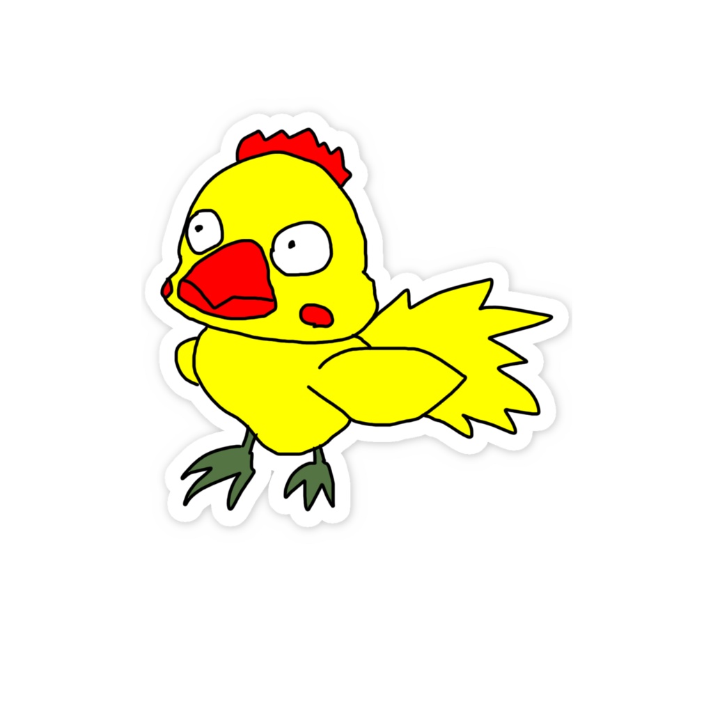 【スマホステッカー】アシハッパ【オリジナルキャラクター】