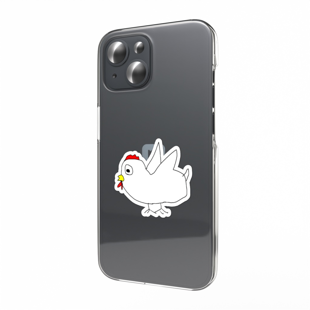 【スマホステッカー】ｸｴｰ鳥【オリジナルキャラクター】