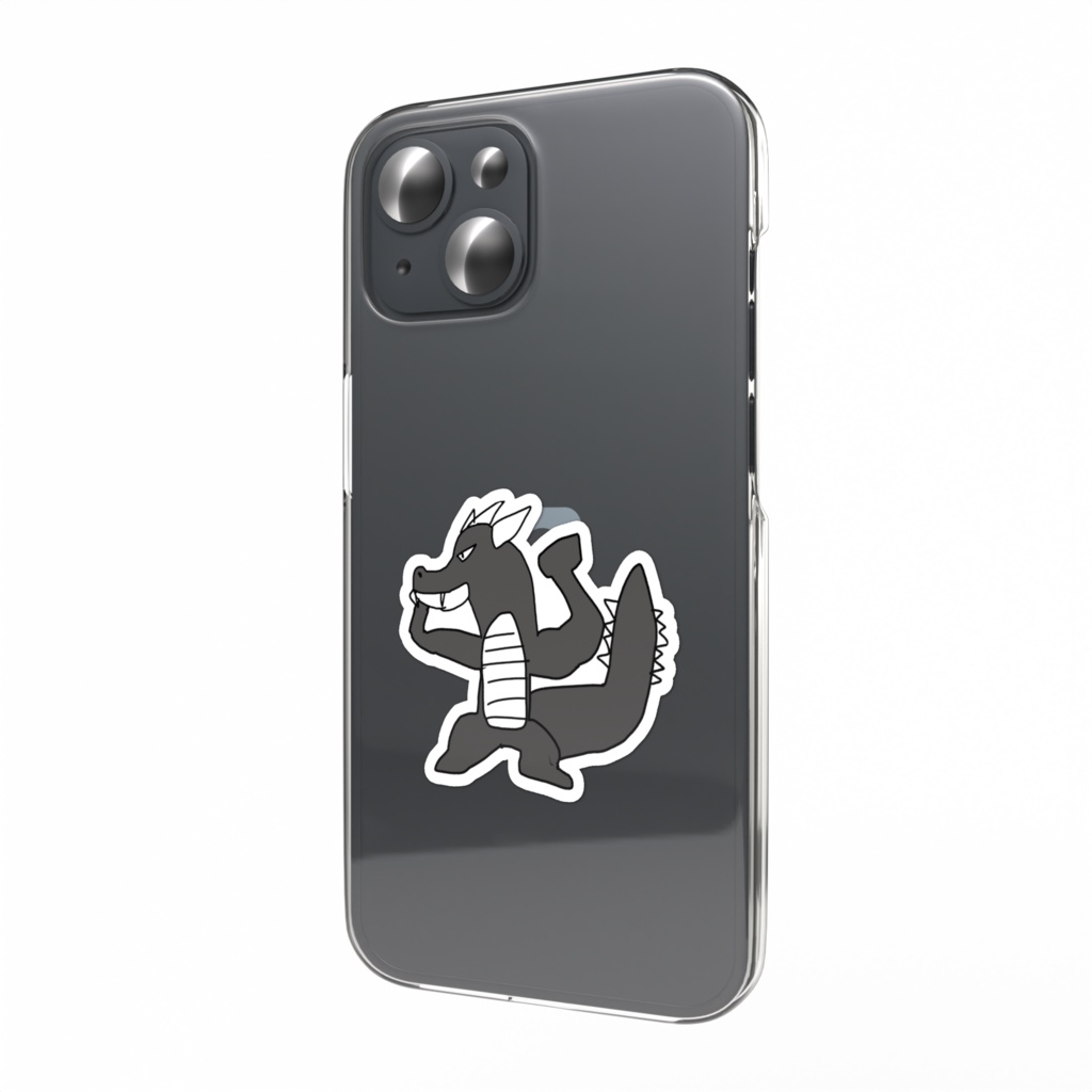 【スマホステッカー】ムッキーチェン【オリジナルキャラクター】