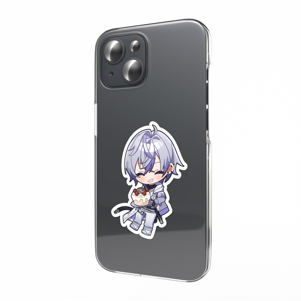【スマホステッカー】白内ヨウ-ミニキャラ- ※笑顔【Birthday goods】