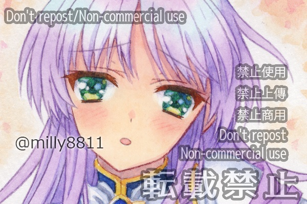 同人手描きイラスト『夜明け前より瑠璃色な』フィーナ・ファム・アーシュライトA(たくし上げ)(A4・プリントアウト)