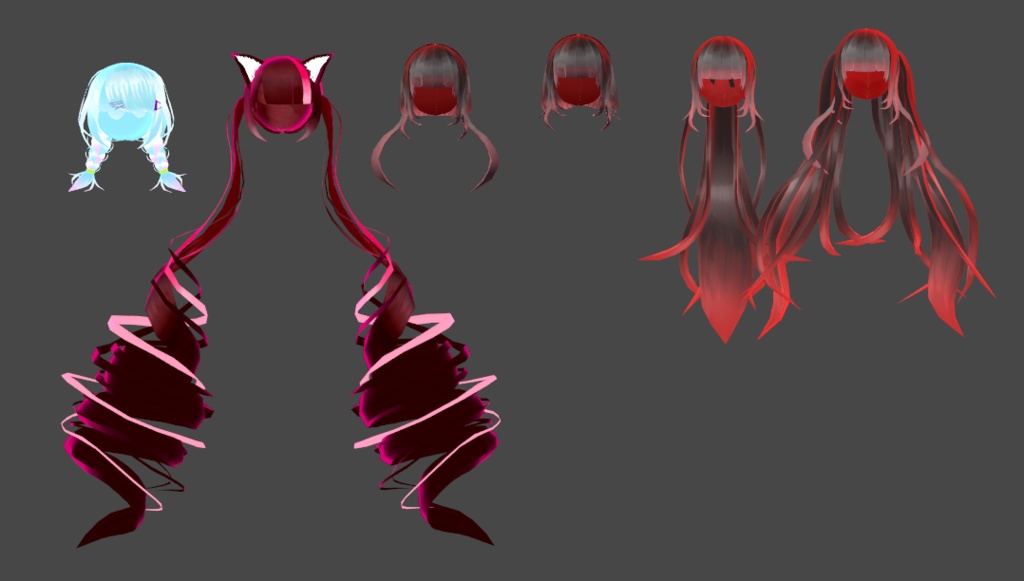 【3Dｱｸｾｻﾘｰ】hairウィッグ3