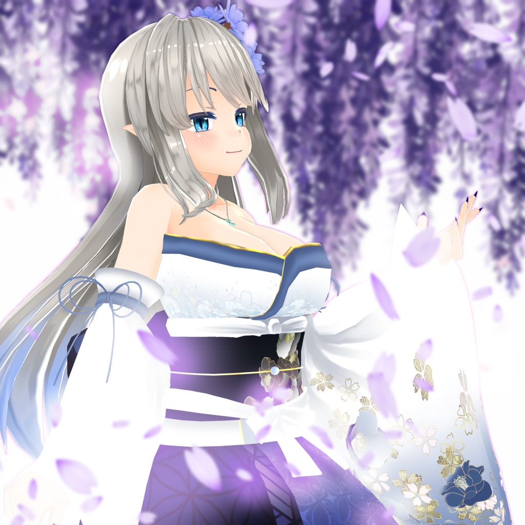 【スキニング済衣装】着物