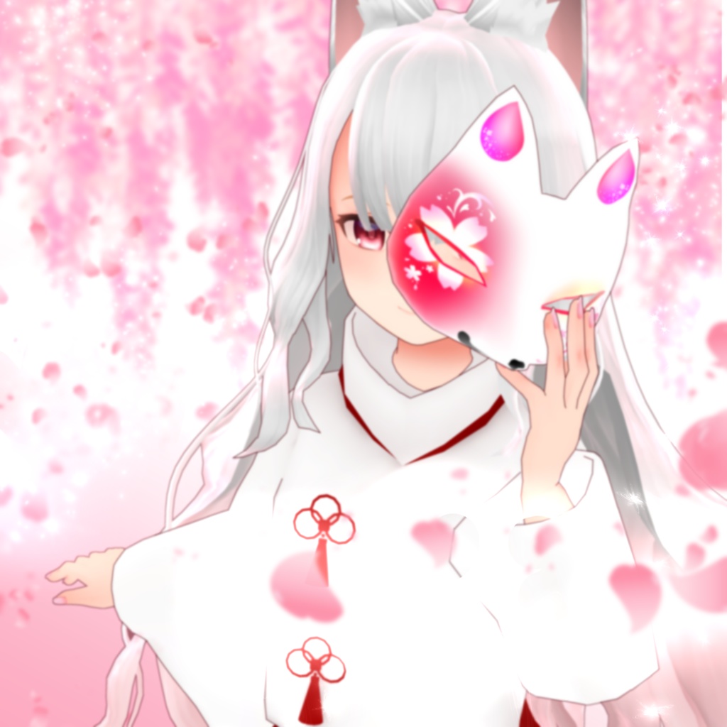 【ｽｷﾆﾝｸﾞ済衣装】狐巫女