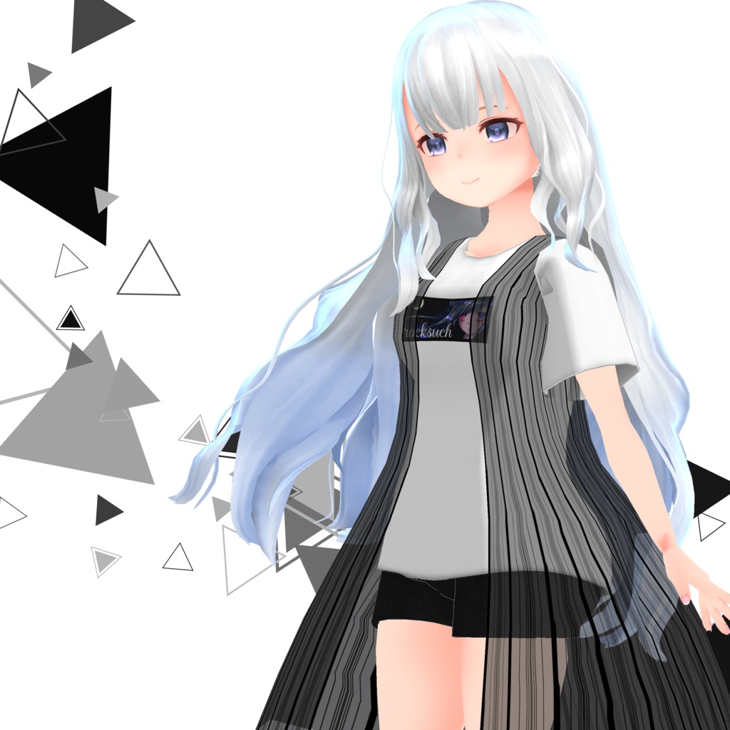 【ｽｷﾆﾝｸﾞ済衣装】Tシャツとロングカーディガン