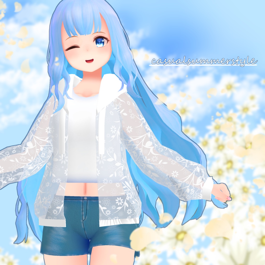 【ｽｷﾆﾝｸﾞ済衣装】casualsummerstyle