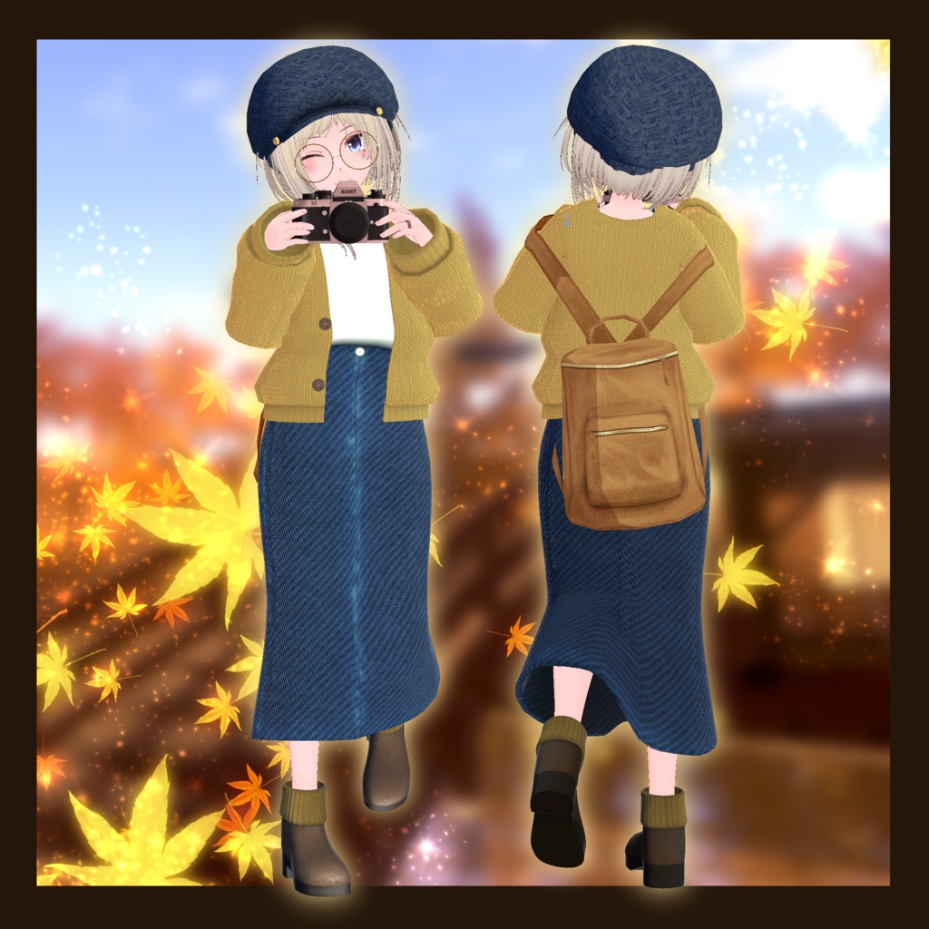 【スキニング済衣装】ゆるっとウェアー