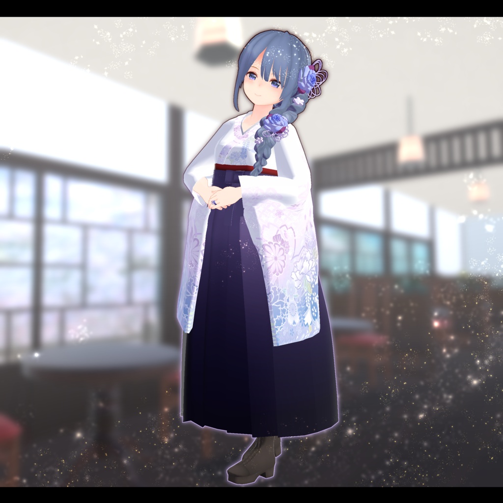 【スキニング済衣装】袴セット