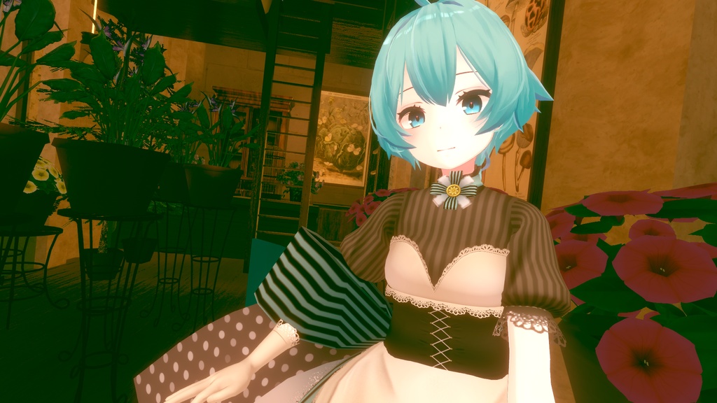 【スキニング済衣装】Valentinecostume