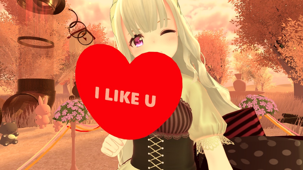 【スキニング済衣装】Valentinecostume