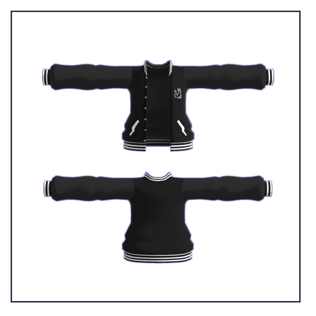 【スキニング済衣装】スタジャン