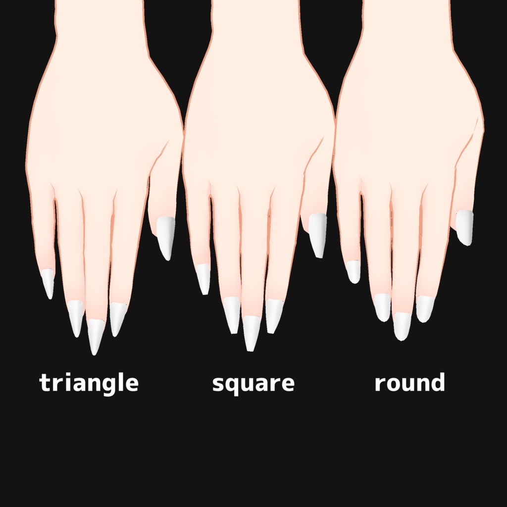 【LSBody,Grus,シィちゃん対応ネイル】L_nail