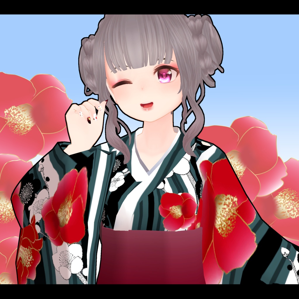 【ｽｷﾆﾝｸﾞ済み衣装】浴衣