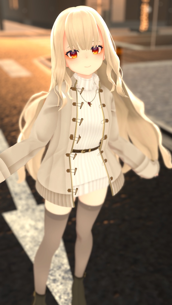 【スキニング済み衣装】クリスマスコーデ