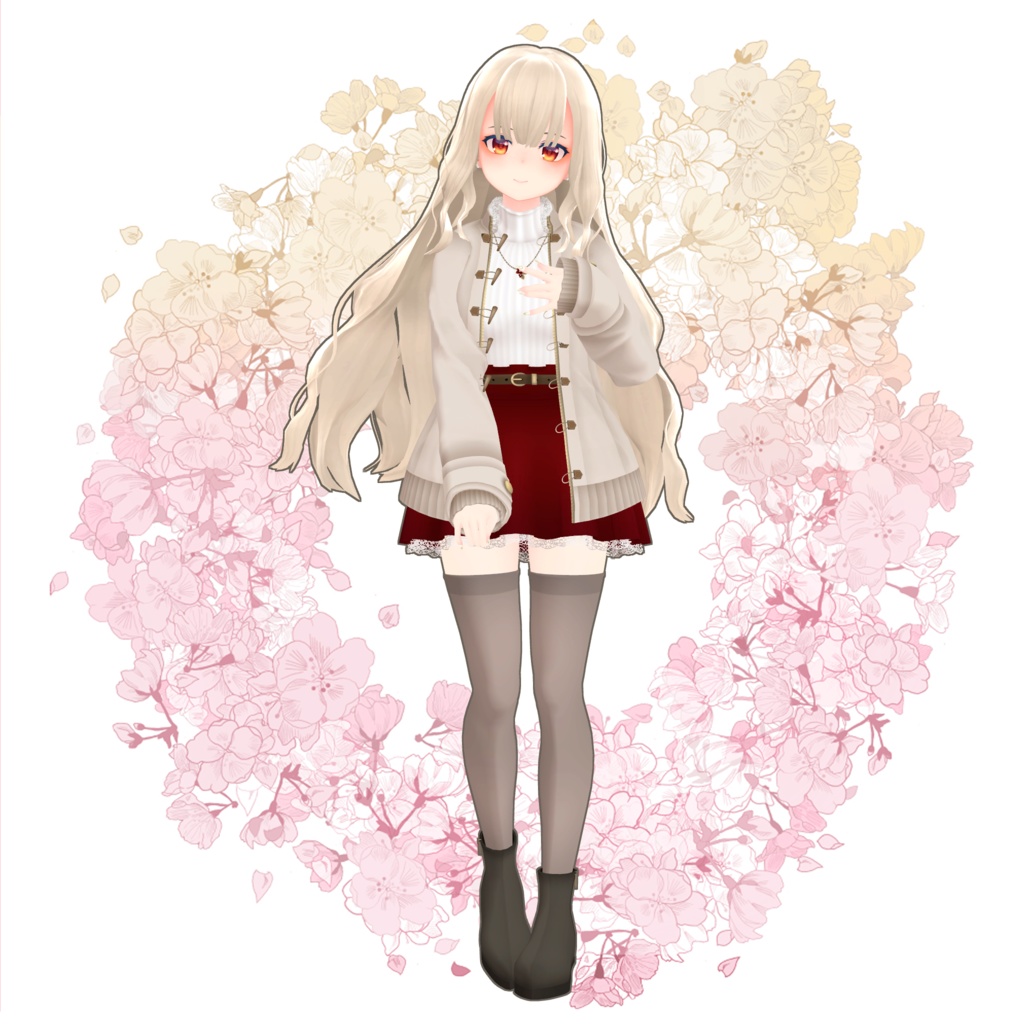 【スキニング済み衣装】クリスマスコーデ