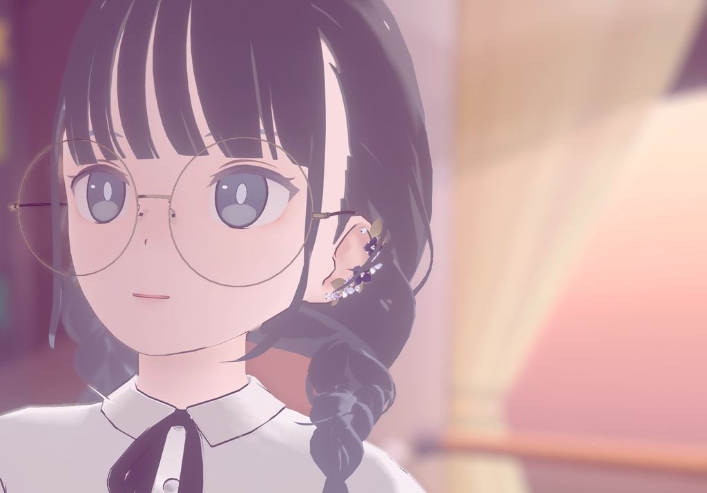 【3Dアクセサリー】フラワーピアス&イヤーカフ