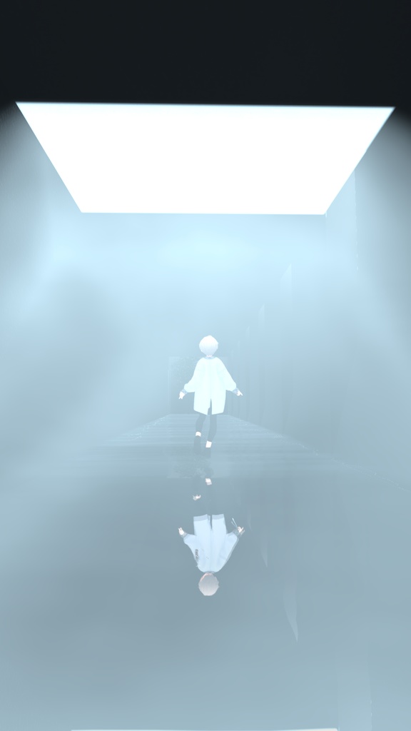 【スキニング済み衣装】ビックシルエットシャツ