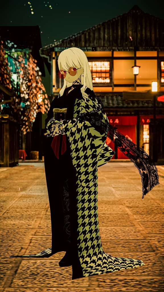 【スキニング済み衣装】Gothickimono