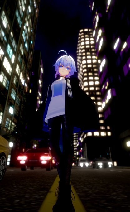 【スキニング済み衣装】だぼパーカー