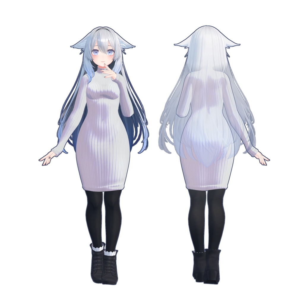 【スキニング済衣装】桔梗ちゃんカジュアル衣装セット