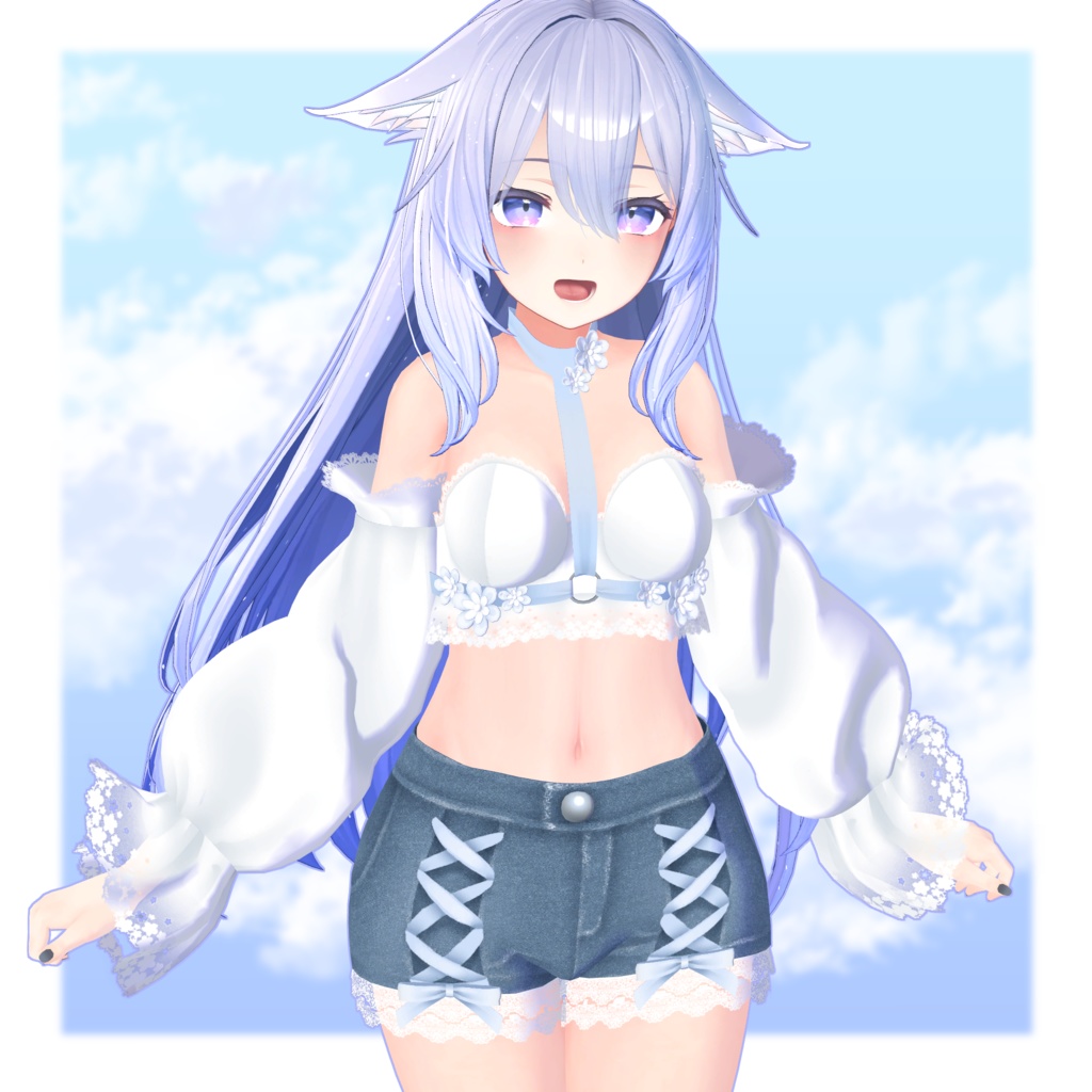 【スキニング済衣装】カジュアルサマー