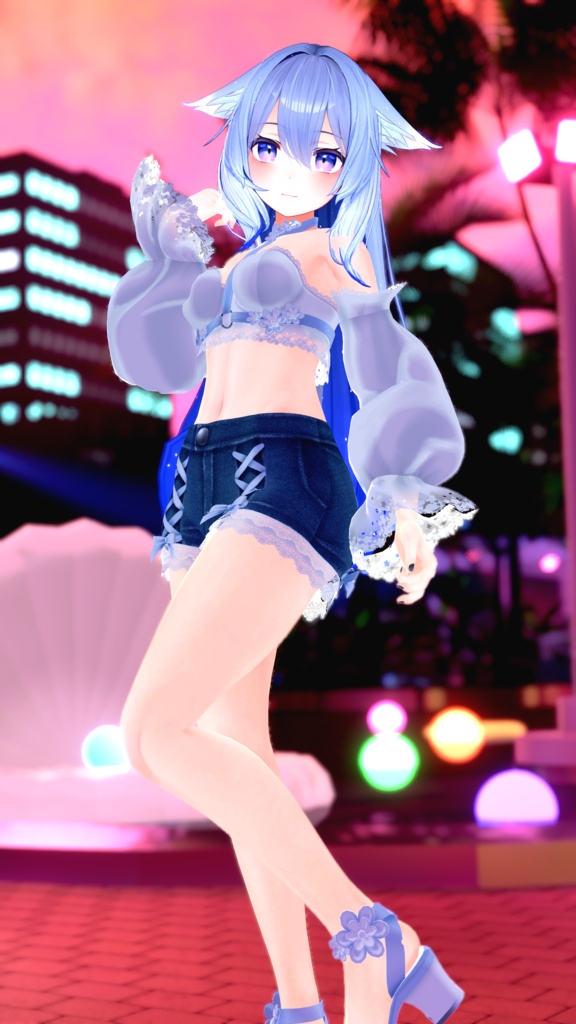 【スキニング済衣装】カジュアルサマー