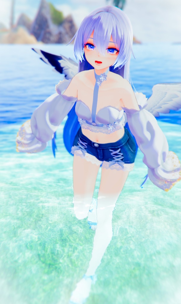 【スキニング済衣装】カジュアルサマー