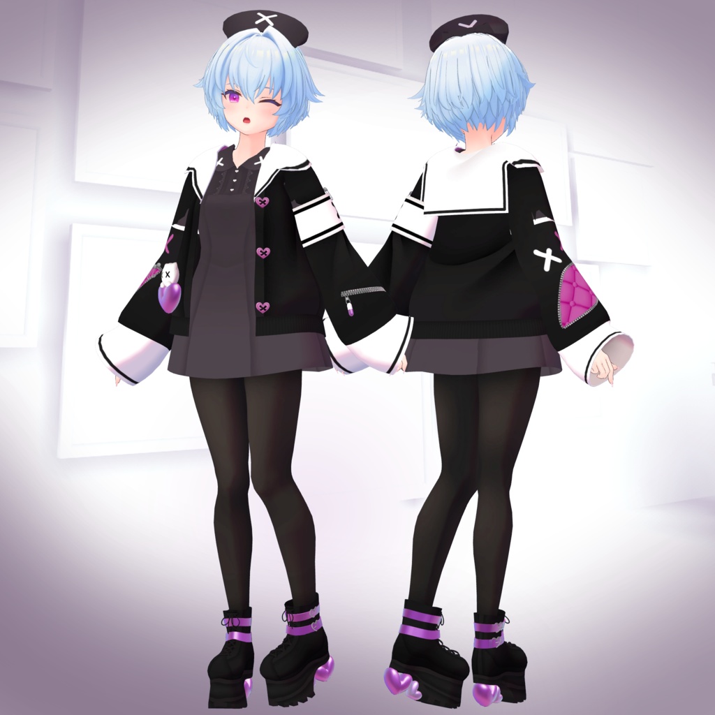 【スキニング済衣装】やみかわナース