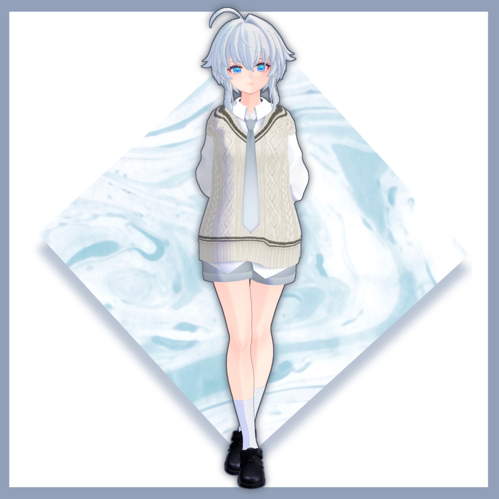 【スキニング済衣装】ジャケットセットアップ