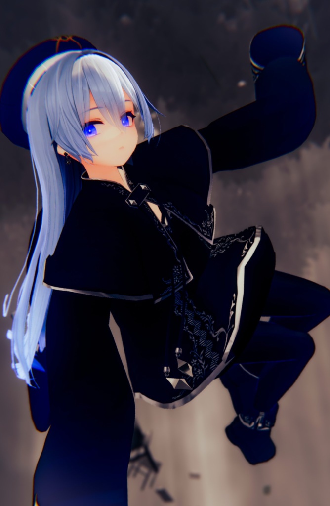 【スキニング済衣装】ダークファンタジー