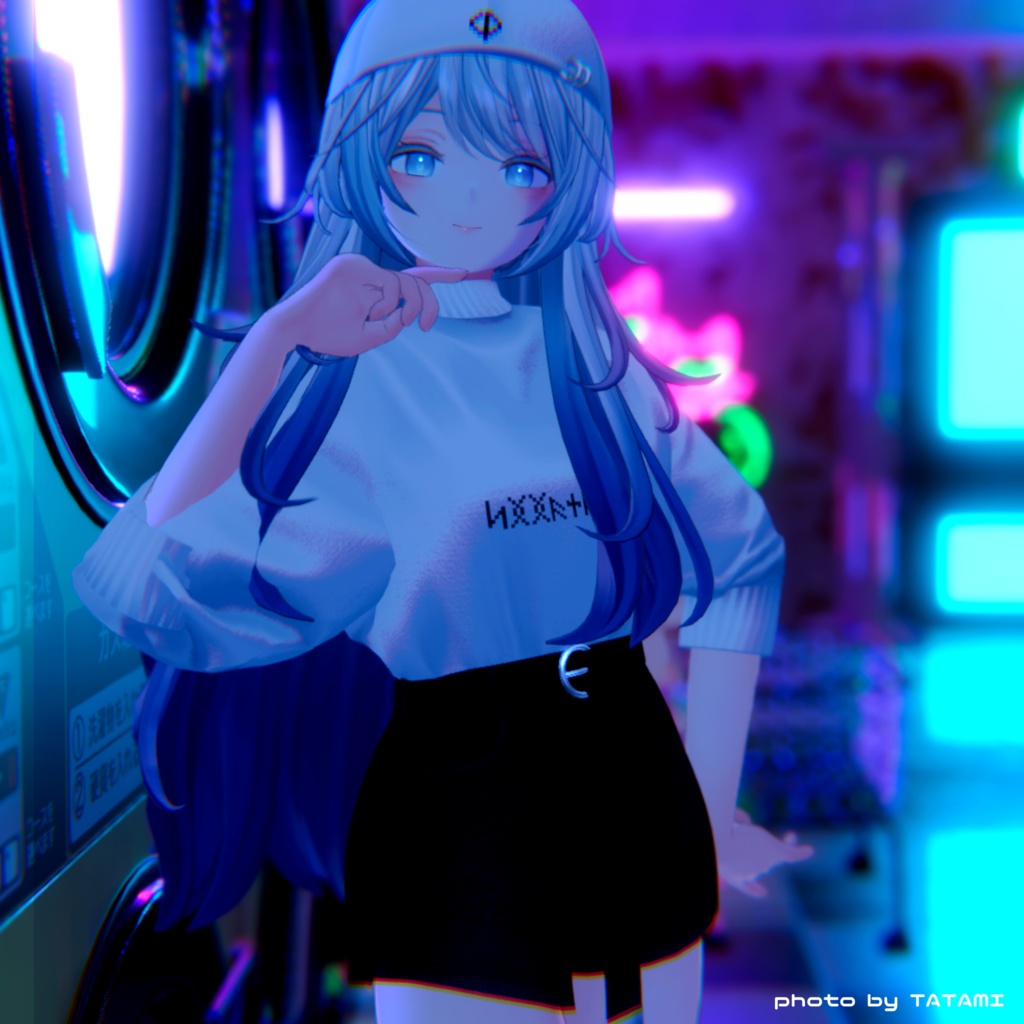 【スキニング済衣装】ビッグシルエットダンスウェアー