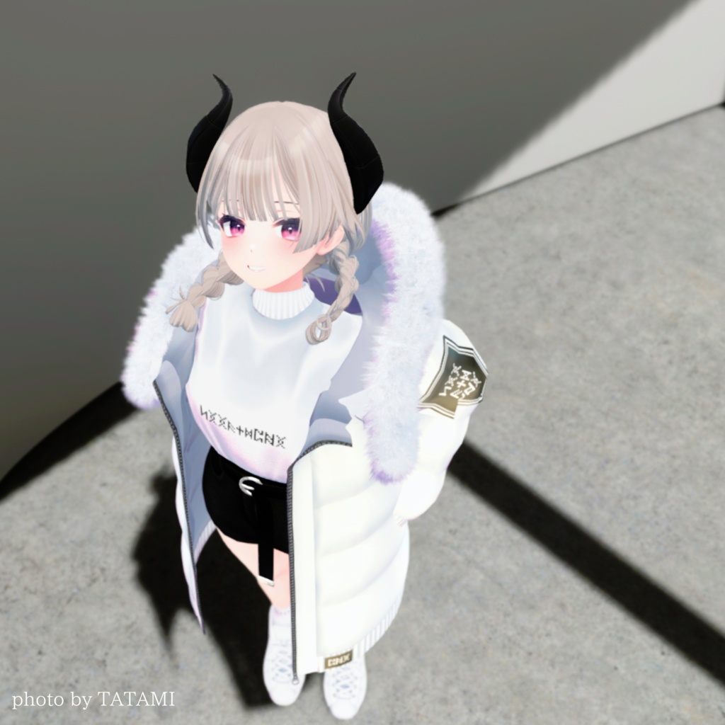 【スキニング済衣装】ビッグシルエットダンスウェアー