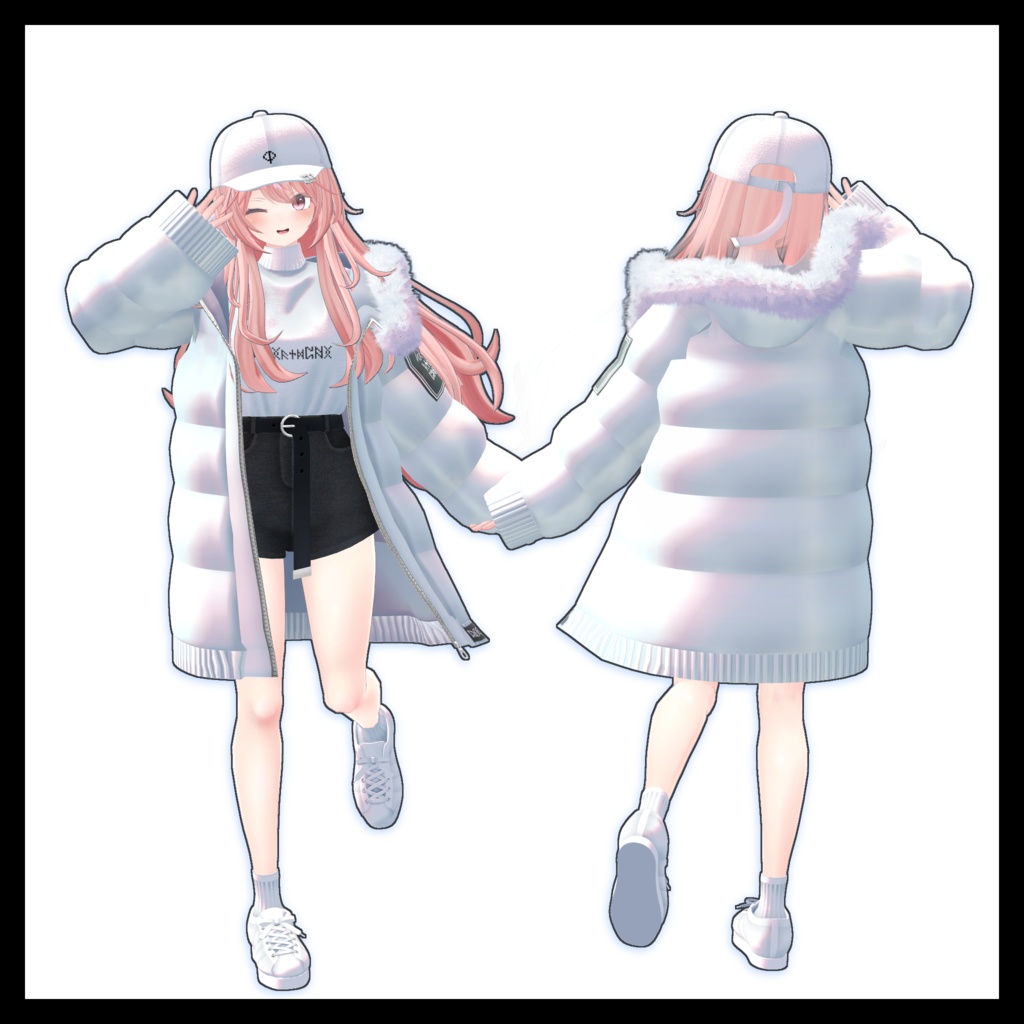 【スキニング済衣装】ビッグシルエットダンスウェアー