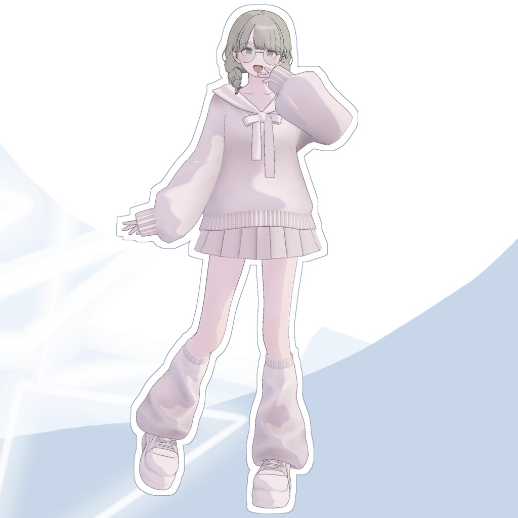 【スキニング済衣装】だぼセーラー