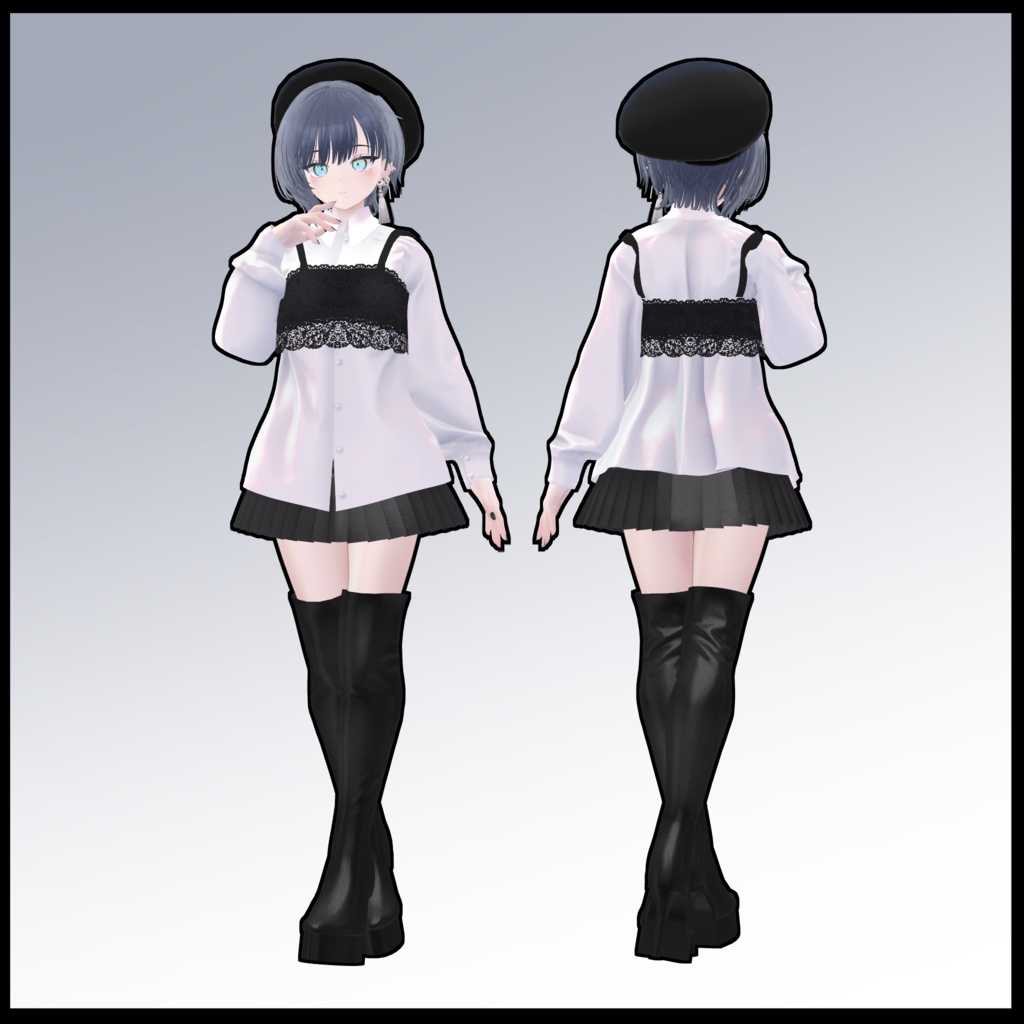 【スキニング済衣装】ビナアちゃん衣装セット