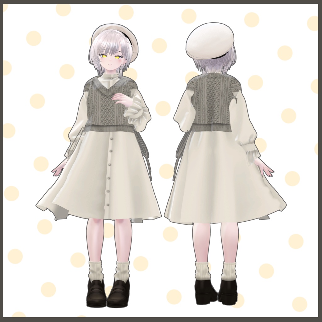 【スキニング済衣装】ビナアちゃん衣装セット