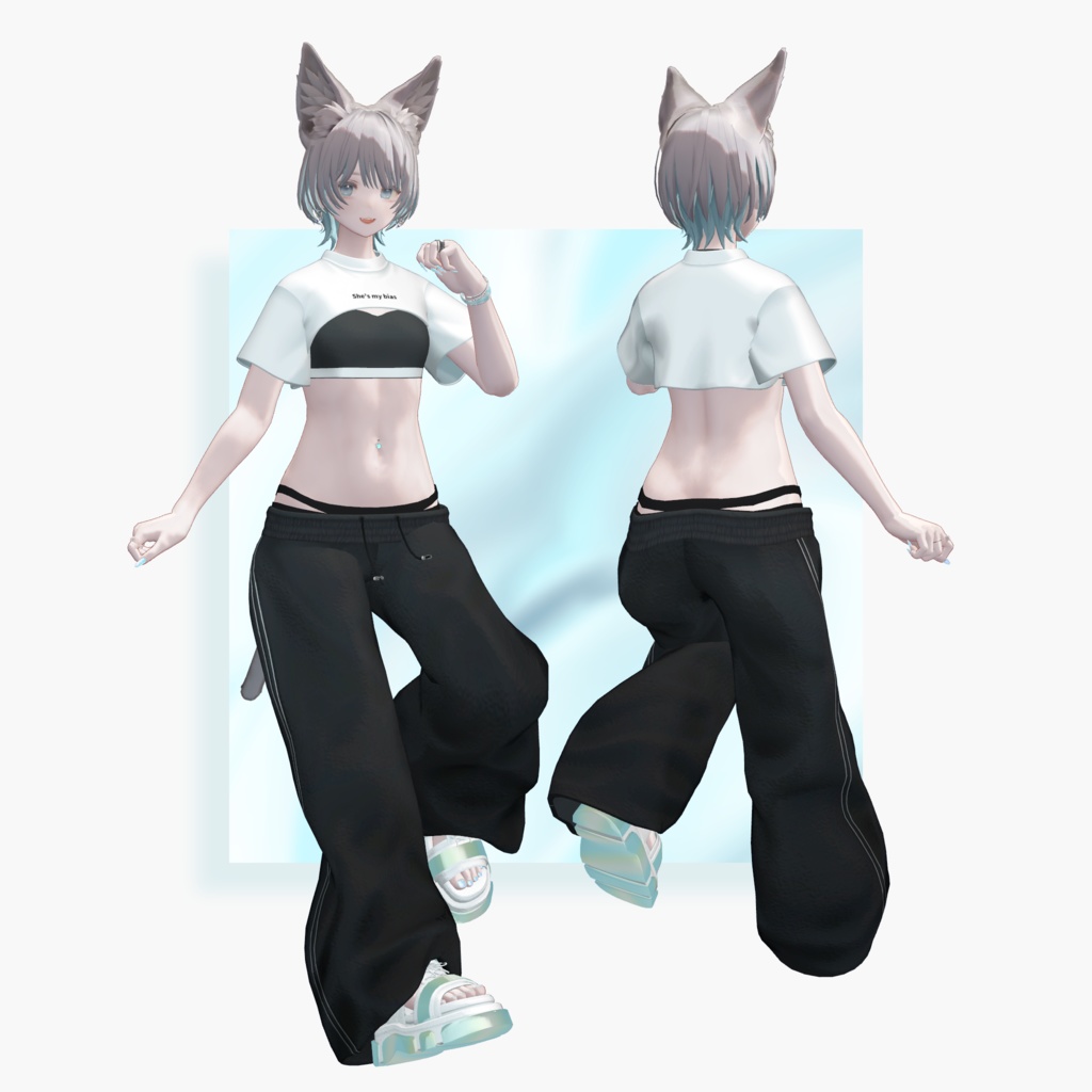 【スキニング済衣装】CasualSwimWear