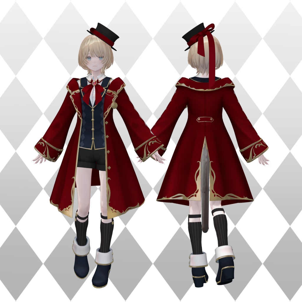 【スキニング済衣装】AliceRubbit_Re