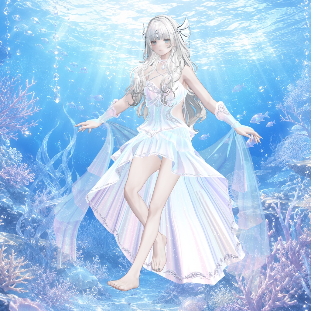 【スキニング済み衣装】マーメイド