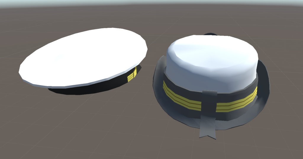 海上自衛隊帽子(fbx) / ClipStudio・VRchat・Vtuber利用可