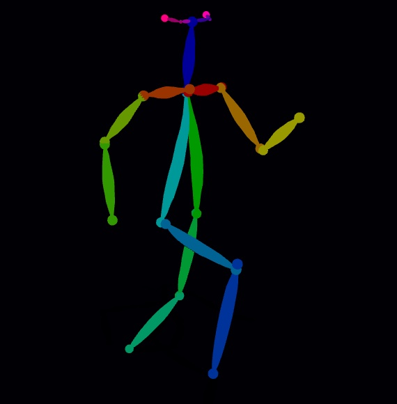 【無料】【ControlNet対応】ControlNet>openpose用ボーン クリスタ対応ポーズモデル