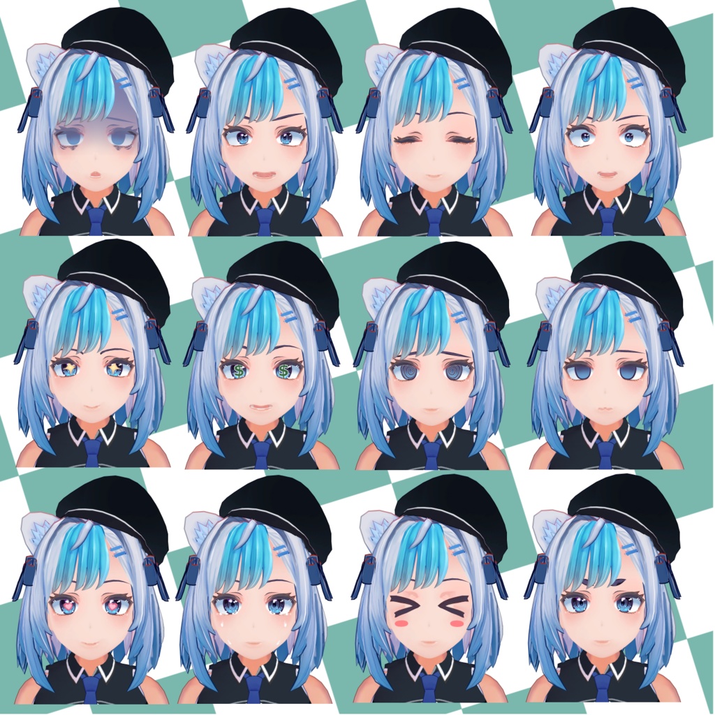 オリジナル3Dモデル「Artica-白熊アルティカ-」 PC・Quest対応