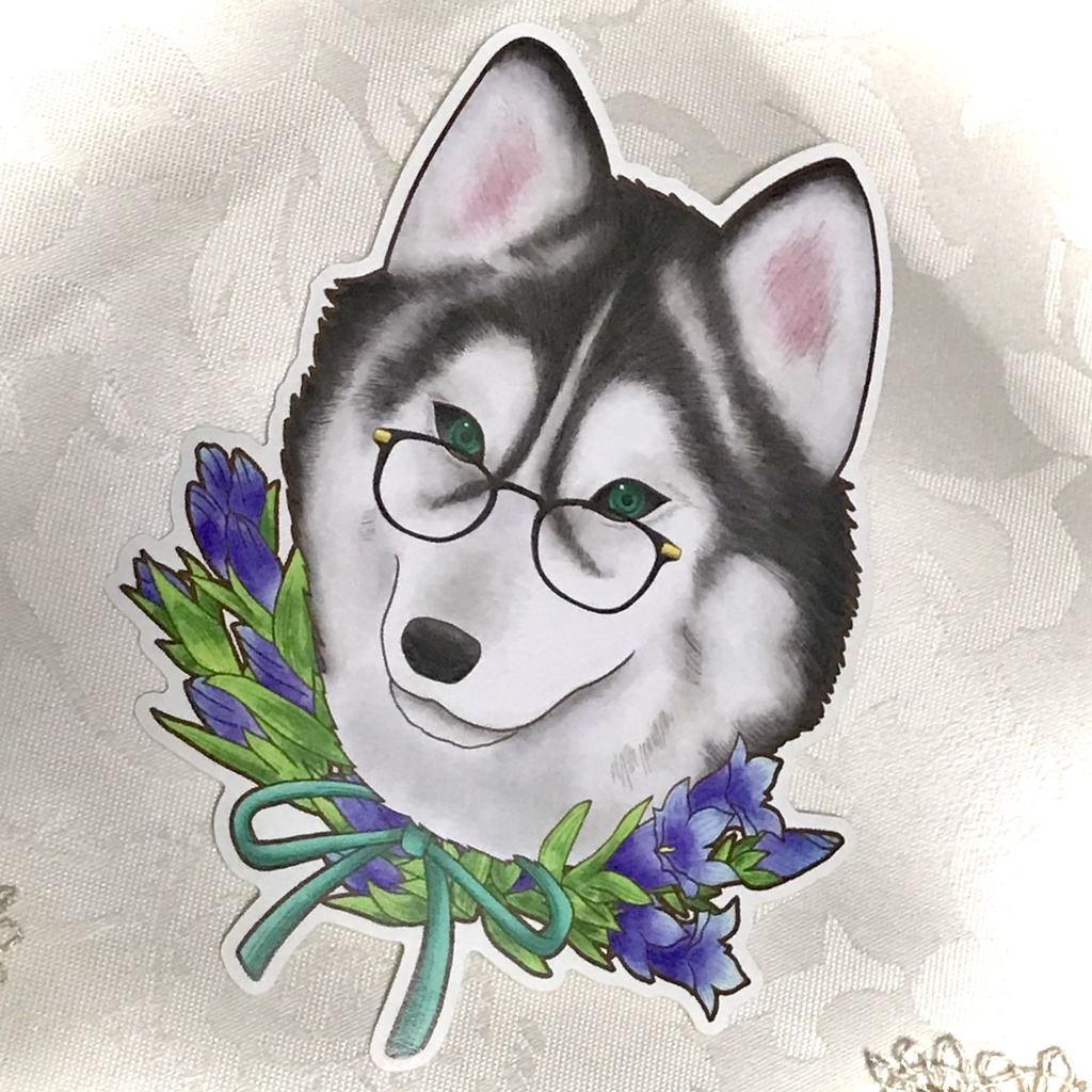 【ステッカー】シベリアンハスキー
