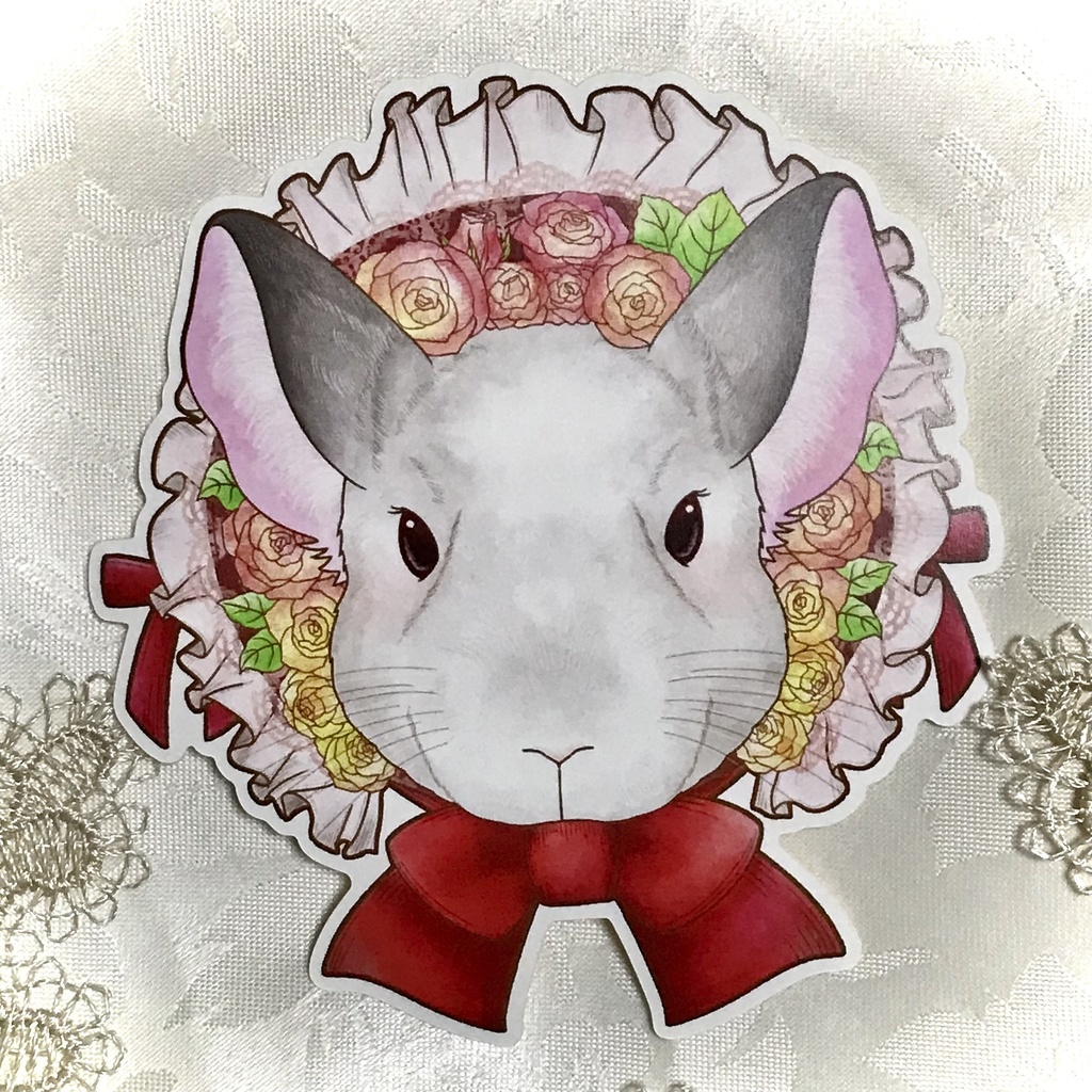 【ステッカー】チンチラ