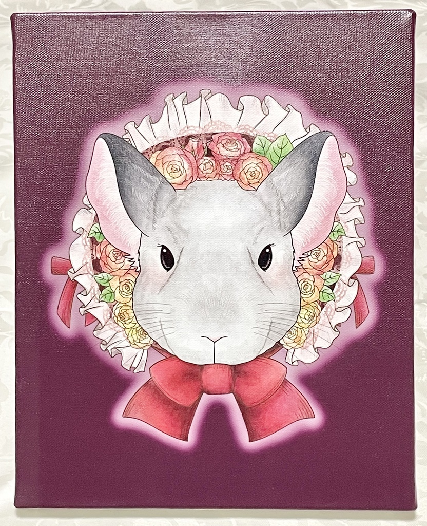 【複製原画】F3キャンバス チンチラ