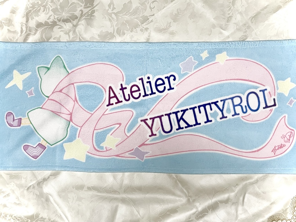 【ロングフェイスタオル】パステル［忍田雄介さんコラボ］《追加生産 特別価格𖤐ˊ˗》