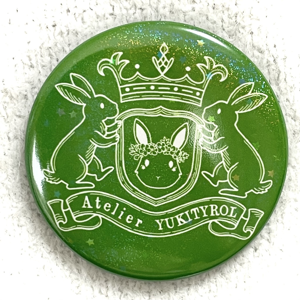【缶バッジ】Atelier YUKITYROL(グリーン)