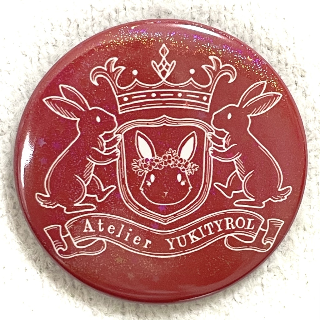 【缶バッジ】Atelier YUKITYROL(レッド)