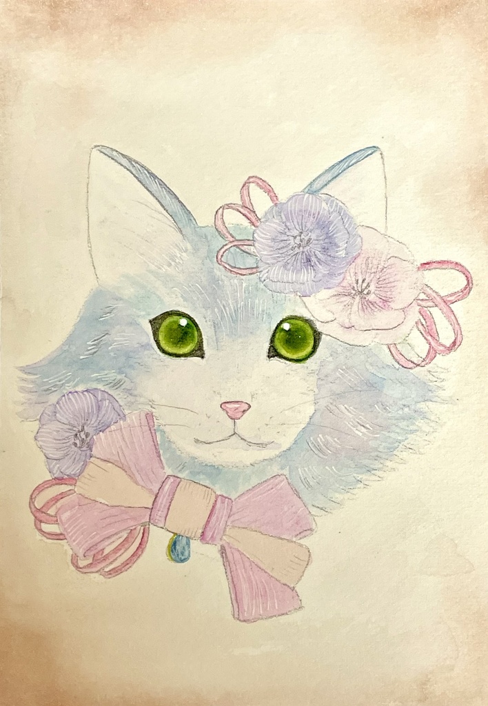 水彩画(額縁無し)